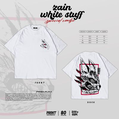 Bad Bunny Anime Acid Wash Drop Shoulder T-shirt